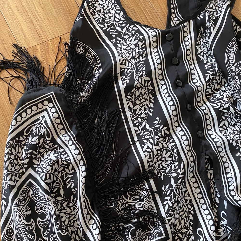 Long Fringe Tunic Size Small